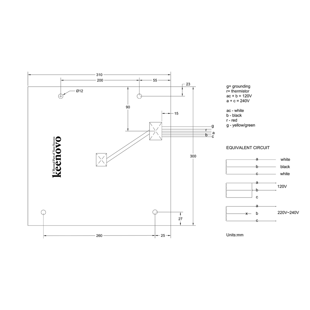 Creality-K1-Max-Heater-300mm-x-310mm