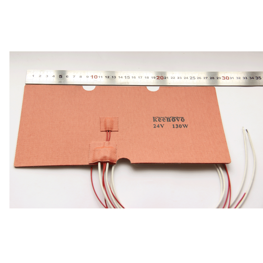 JSRGO Round Silicone Heater Build Plate Heatbed For Delta 3D Printer - Heating Pad
