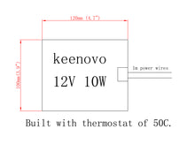 Keenovo Silicone Pad Honey BeeHive Warmer Reptile Pet Terrarium Case Egg Incubator Heater Warmer Heater w/ 50C Thermostat