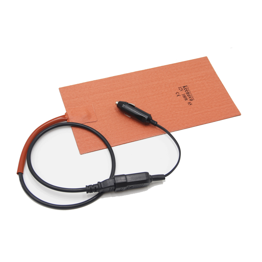 Pizza Hot Food Delivery Bag Heating Element Keenovo Silicone Heater Pad 12V w/ Built-in Thermostat